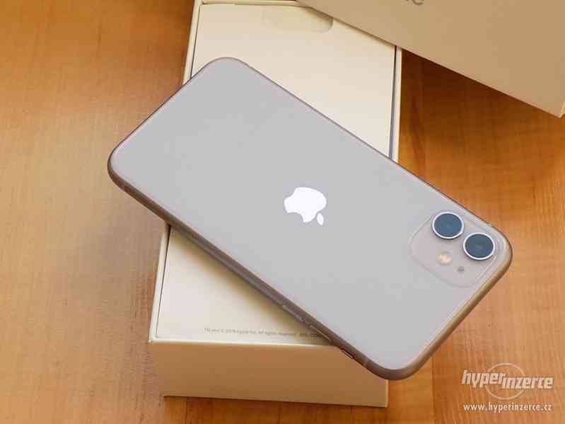 APPLE iPhone 11 128GB Purple - ZÁRUKA - TOP STAV - foto 7