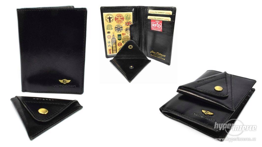 Pánská luxusní kožená peněženka - foto 1