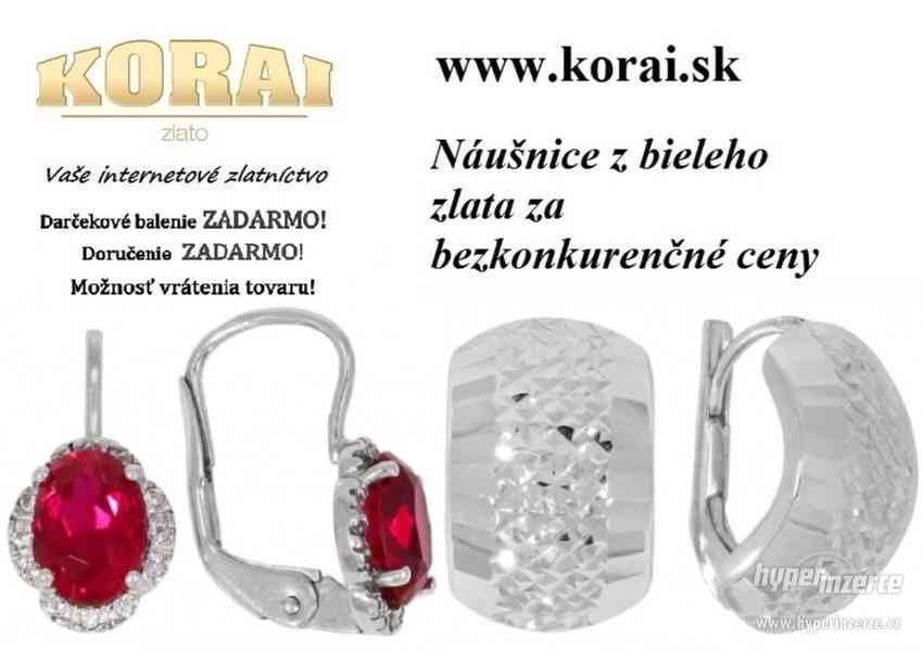 Náušnice z bieleho zlata od KORAI