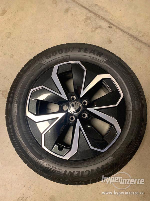 Alu kola Škoda Hoedus Aero R16 s letní novými pneu Goodyear - foto 1