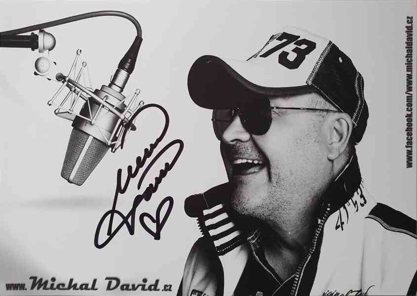 Autogram Michala Davida - foto 2
