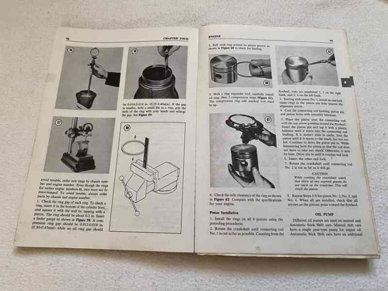 VW Beetle 1961-1979 shop manual (v angličtině) - foto 3