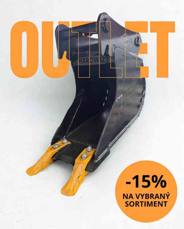 Podkopová lopata 25 cm 1,5–3 t HARDOX — Lehnhoff MS01 SYMLOC - foto 1