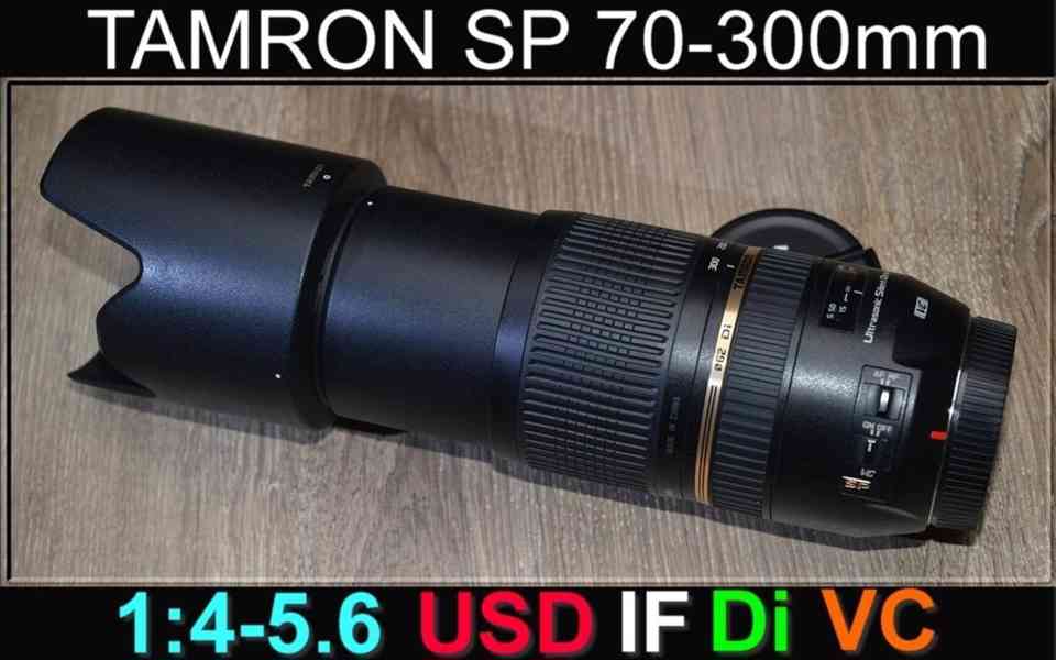 pro Canon - Tamron SP 70-300mm 1:4-5.6 USD IF VC **TELE-ZOOM - foto 1