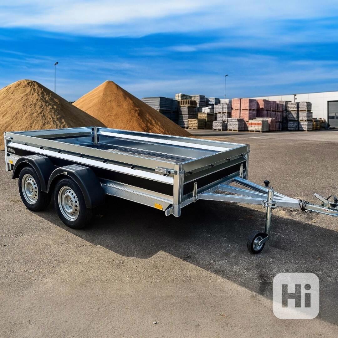 Řidičák B, nový přívěsný vozík 3,0m x 1,50m, 2x náprava, DPH - foto 1