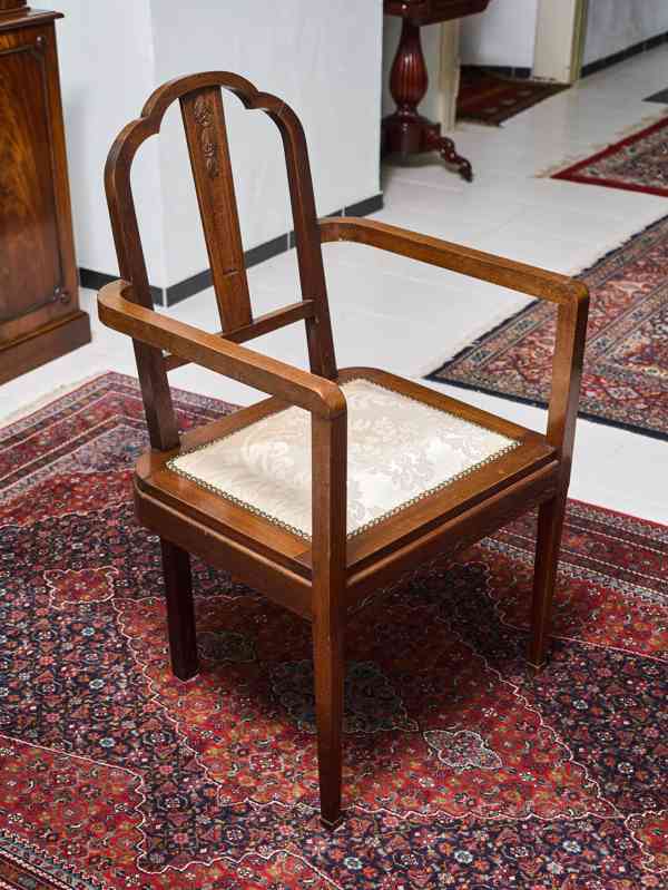 Jídení stůl a set židlí Art Deco - foto 10