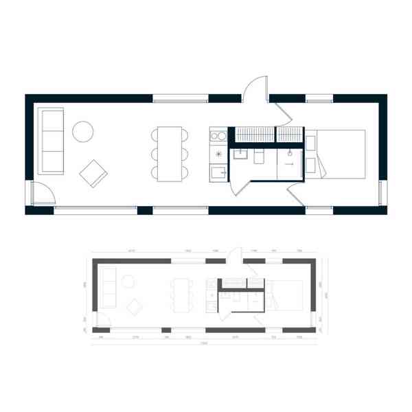 Plně vybavený mobilní dům Tinylux - foto 9