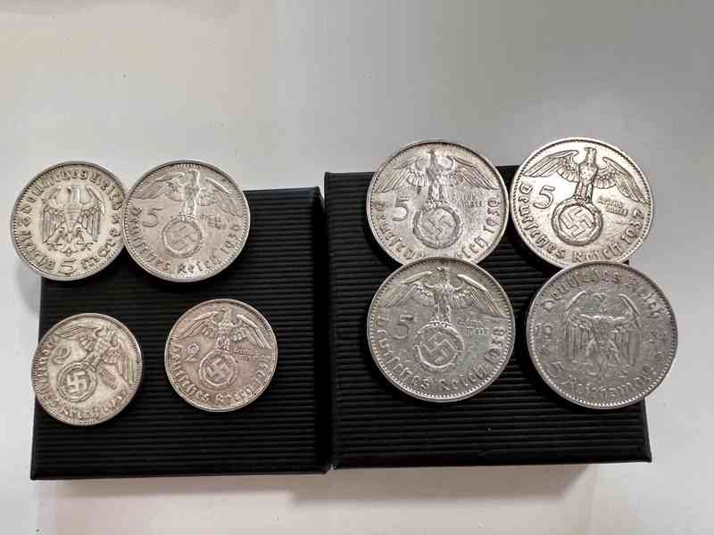 Stříbrné Německé mince  - foto 1