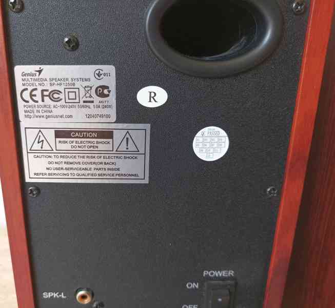 Aktivní reproduktory Genius SP-HF 1250B, HIFI, jako nové - foto 6