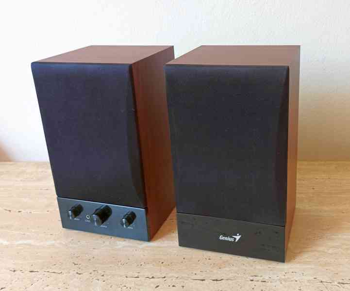 Aktivní reproduktory Genius SP-HF 1250B, HIFI, jako nové - foto 2