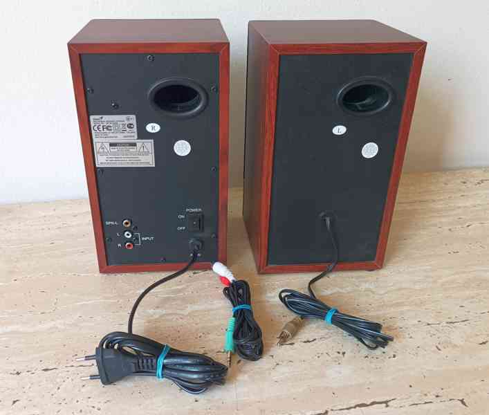 Aktivní reproduktory Genius SP-HF 1250B, HIFI, jako nové - foto 5
