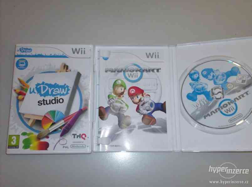 Nintendo Wii + hry + Wii Fit Plus + Wii uDraw Studio - foto 3