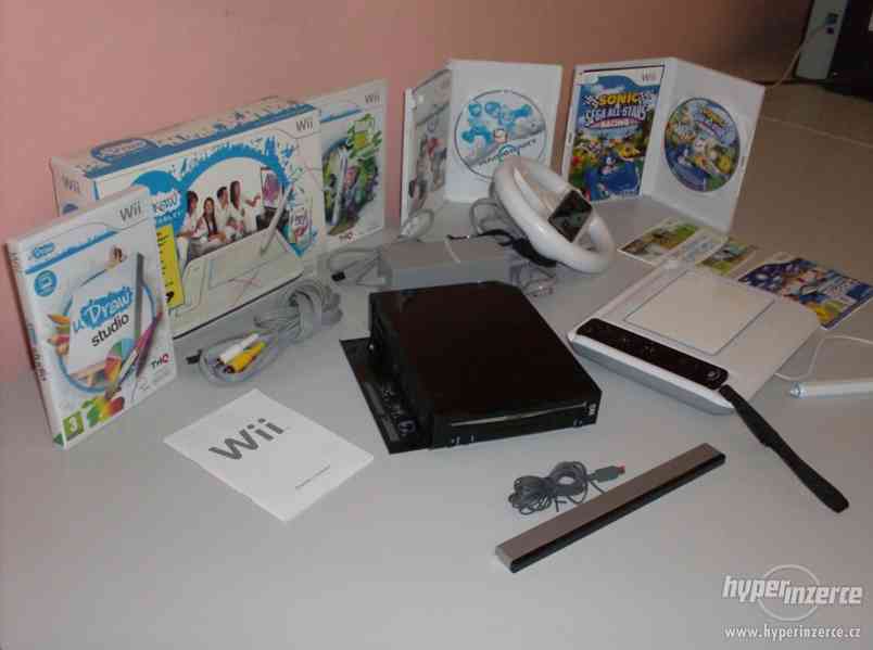 Nintendo Wii + hry + Wii Fit Plus + Wii uDraw Studio - foto 11