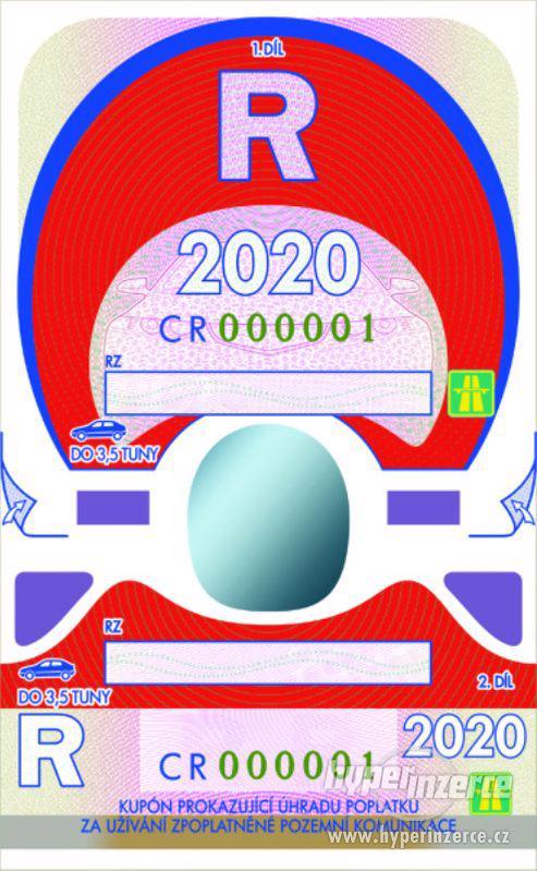dalniční známka 2020 - foto 1