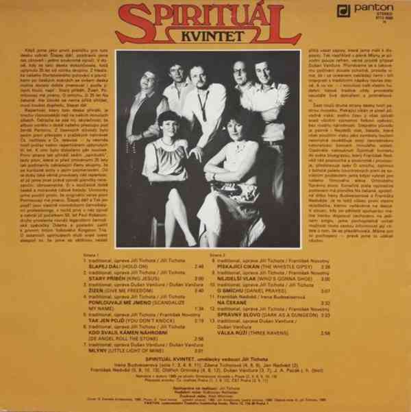 Spirituál Kvintet  -  Šlapej dál!  (LP) - foto 2