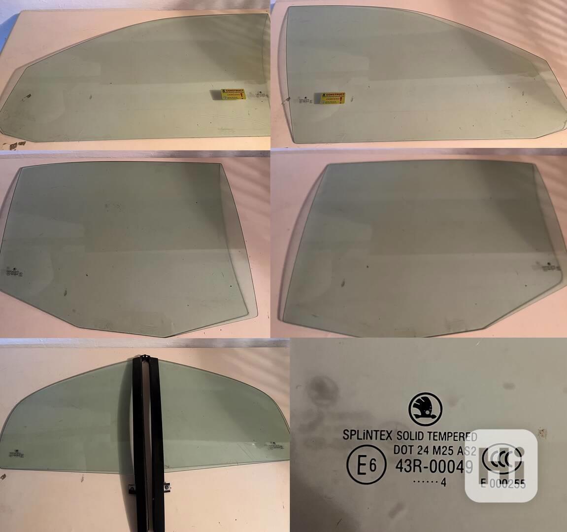 ŠKODA OCTAVIA sklo dveří - sada za 400,- - foto 1