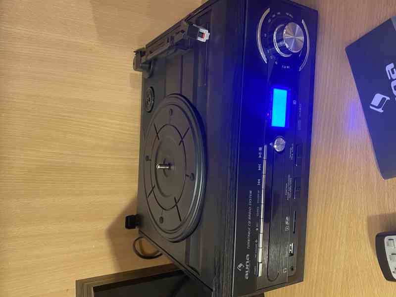 Auna TT-190 stereo, gramofon, MP3 nahrávání, CD, SD, USB. - foto 4