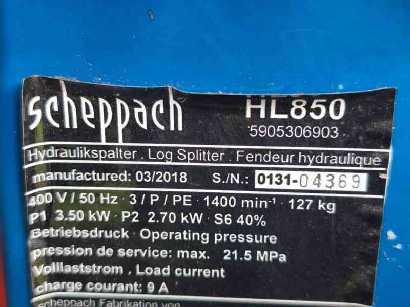 Prodám štípačka dřeva Scheppach HL 850 -8,5 TUN. - foto 7