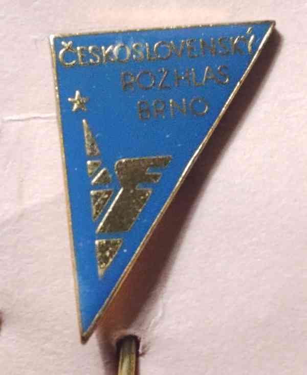 Sběratelský odznak Československý Rozhlas Brno trojúhelník - foto 2