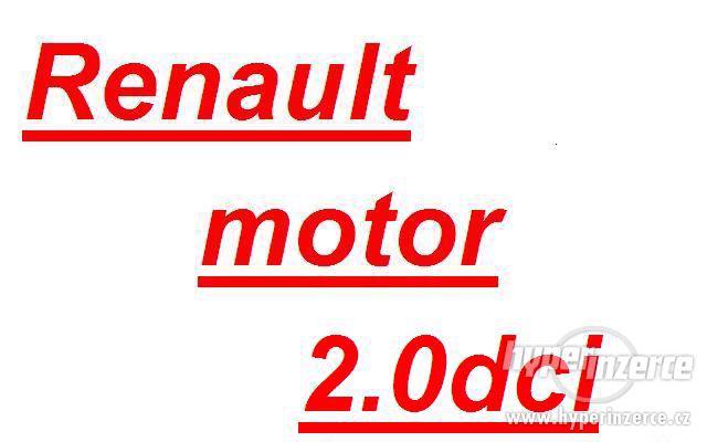 Renault motor 2.0dci motor nebo dily motoru klika pisty ojni - foto 1