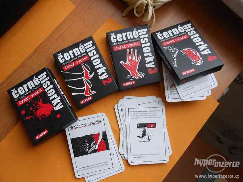 Společenská karetní hra Černé historky set - foto 1