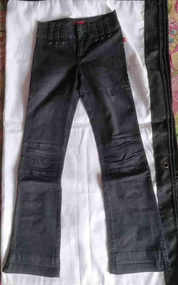 Dámské černo šedé džíny, Big Star, vel. 27 - foto 7