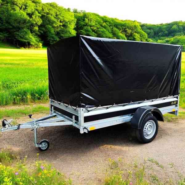 NOVÝ PROFI přívěsný vozík 2,65m x1,30m, svařovaný rám, DPH - foto 23