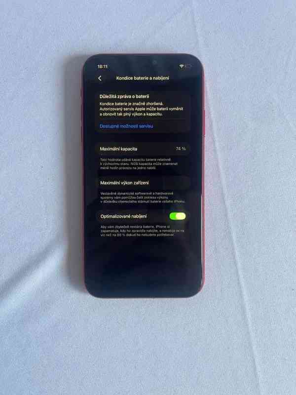 Apple iPhone 11 64GB Red – funkční, nefunkční Face ID, ba... - foto 3