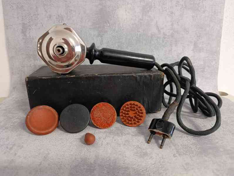 Starý masážní strojek OMEGA + původní krabice - foto 6