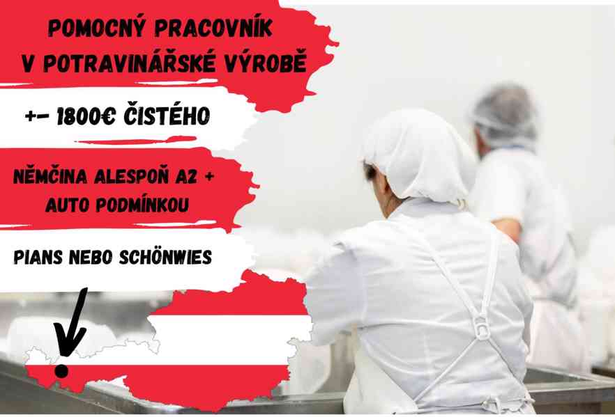 Pomocný pracovník ve výrobě párků - foto 2