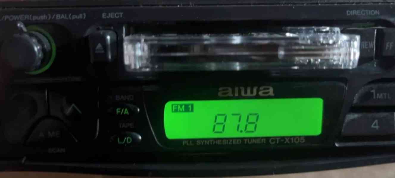 Autorádio AIWA CT-X105, RETRO plně funkční - foto 4
