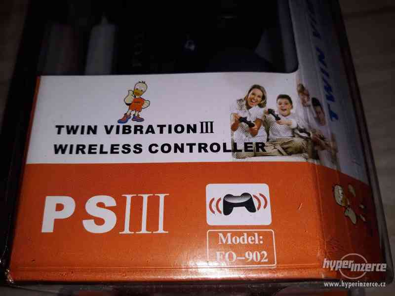 Bezdratový ovladač pad pro PS3, DUALSHOCK Díky vibracím a do - foto 4