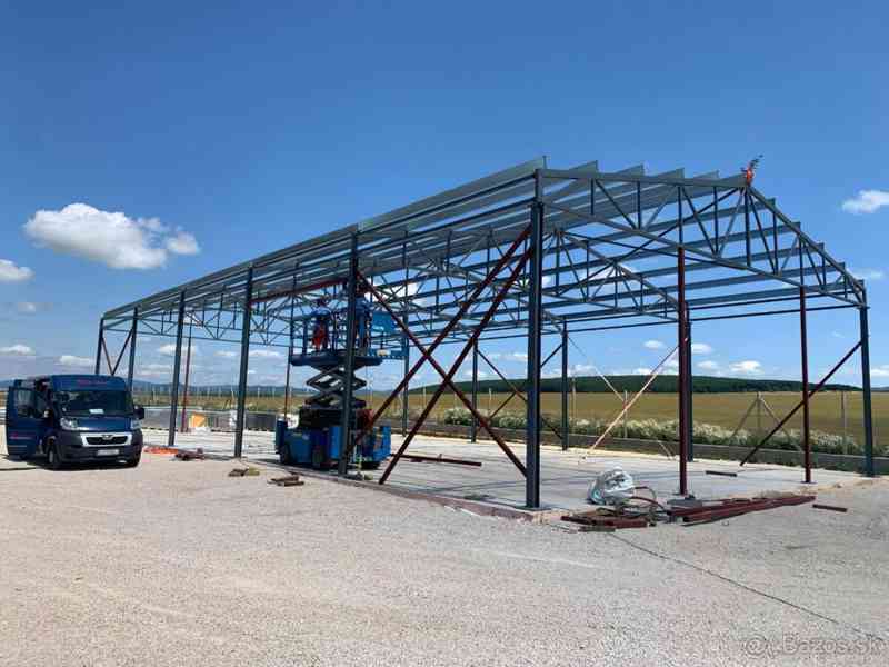 OCELOVÁ KONSTRUKCE HALY - MONTOVANÁ HALA 15x24x6m - foto 3