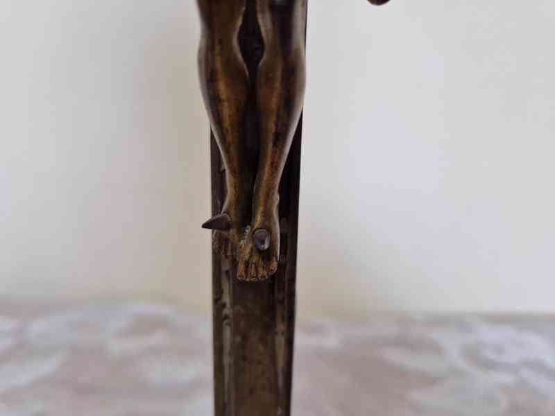 Krásný empírový Kříž Ježíš Kristus na Kříži - foto 5