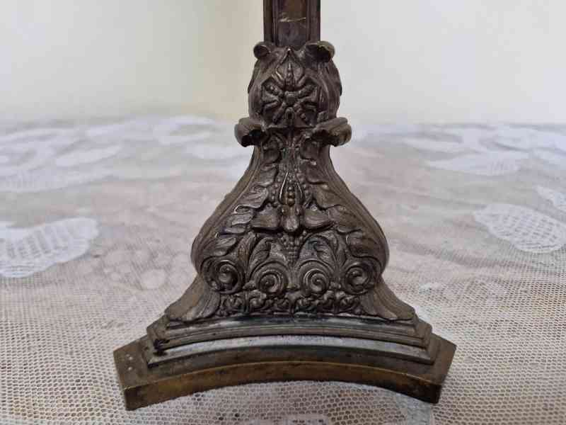 Krásný empírový Kříž Ježíš Kristus na Kříži - foto 7