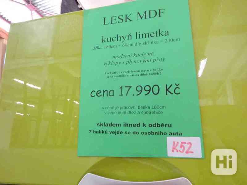 Kuchyně limetka MDF - foto 2