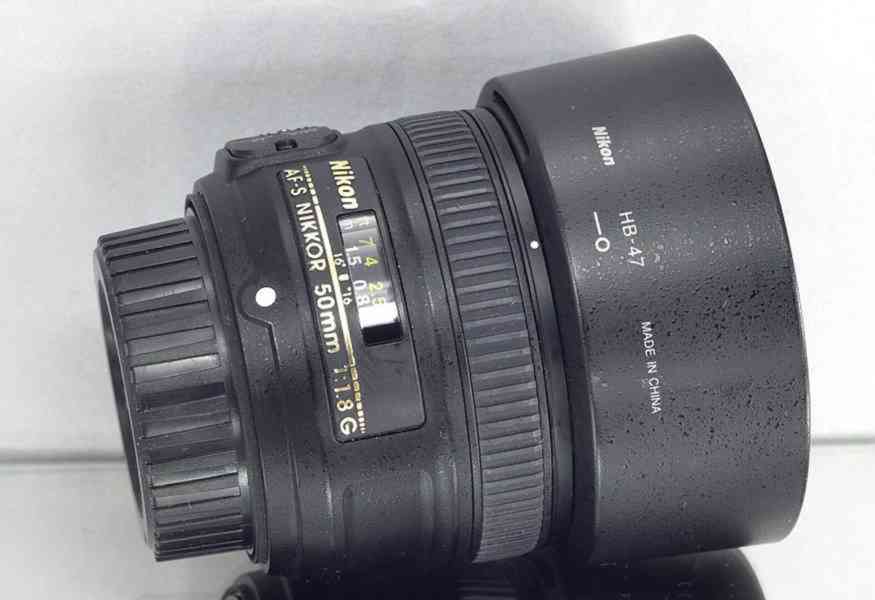  Nikon AF-S Nikkor 50mm f/1.8 G  FX  lens - foto 5