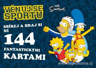 Karty Simpsons, Věnuj se sportu, Penny, Simpsonovi - foto 1