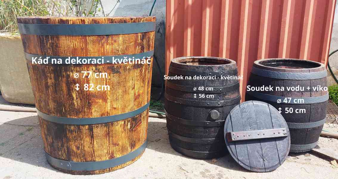 Sudy a kádě na vodu 100l - 2100l po renovaci, zavodněno. - foto 12