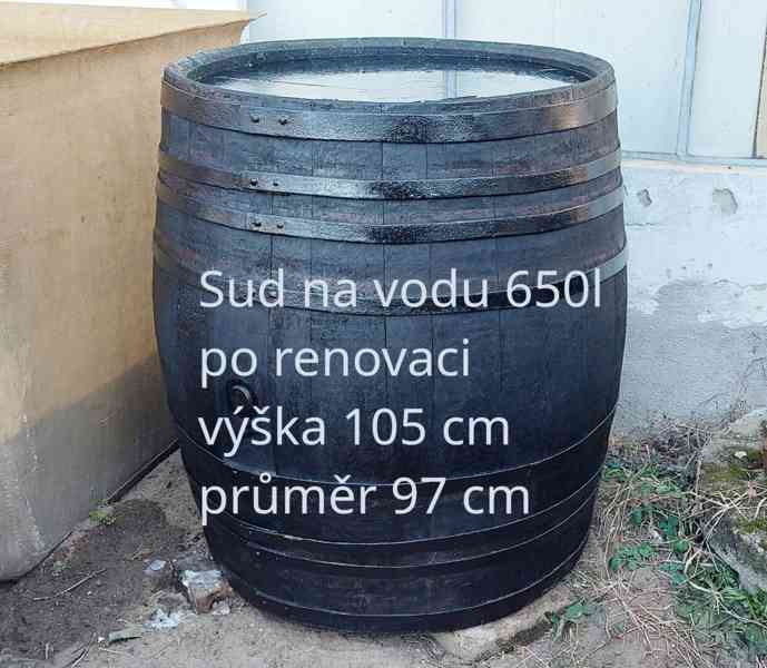 Prodám dřevěné sudy a kádě 100l - 2100l - foto 8
