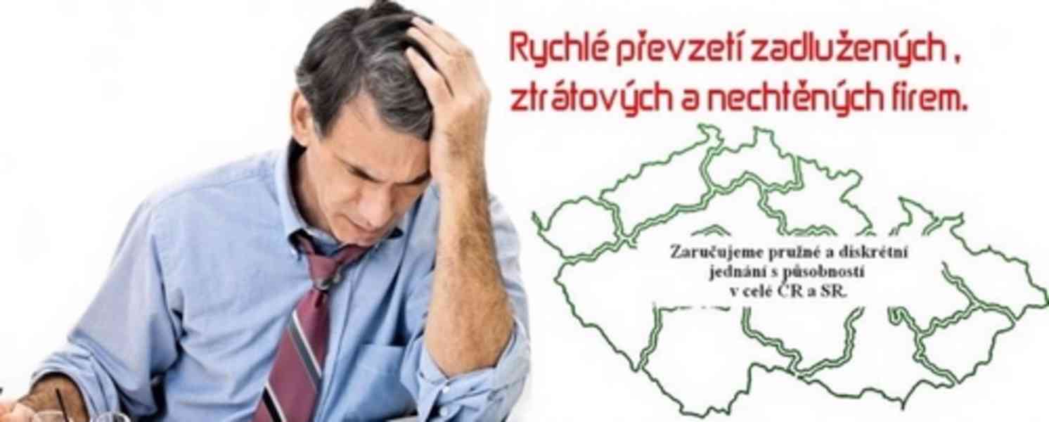 Kompletní služba převzetí problémové,zadlužené firmy.