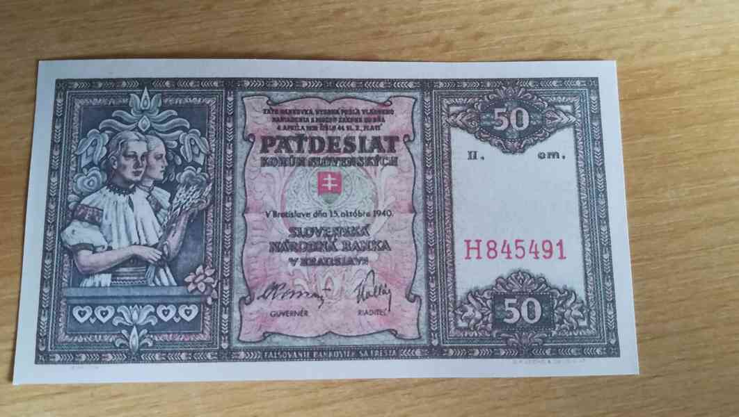 RU,ČSSR , ČSR- nevydanné bankovky , návrhy oboustranná kopie - foto 18