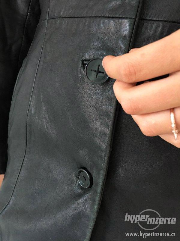 Kožený kabátek / prodloužené sako, vel. 38 - foto 7