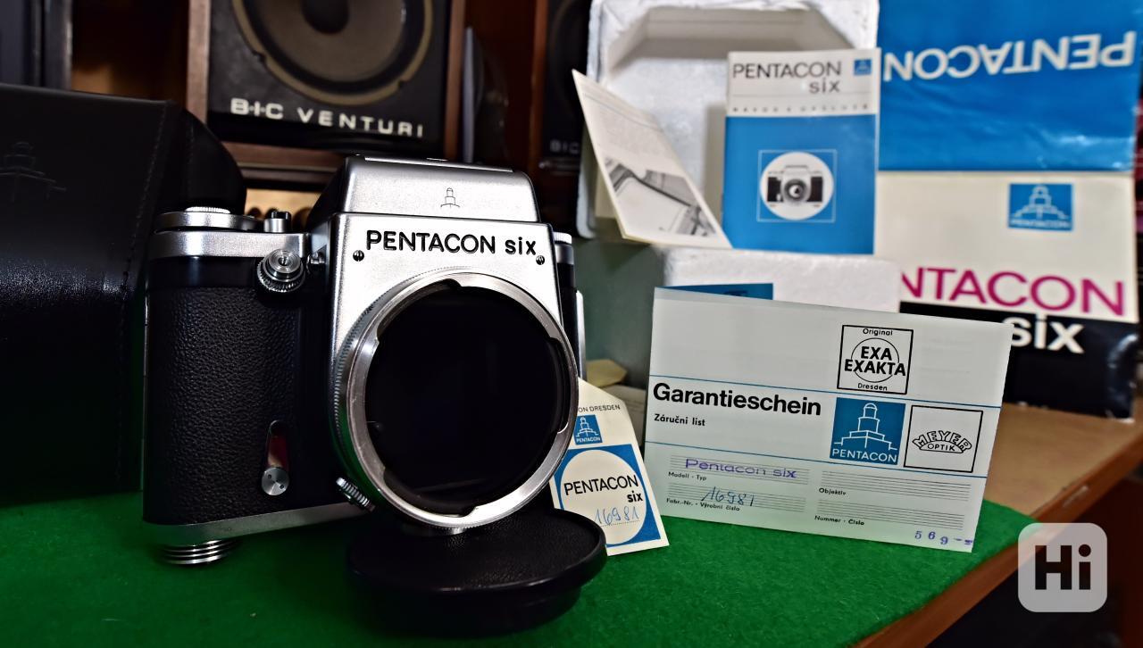 PENTACON six - NEPOUŽITÝ fotoaparát, rok 1970, výr.č. 16981 - foto 1