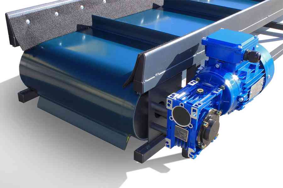 Pásový dopravník s unašeči a motorem 300 x 40 cm - foto 3