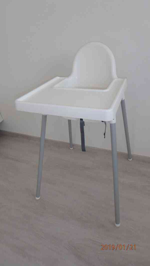 Dětský stoleček, vysoká židlička, vanička - foto 2