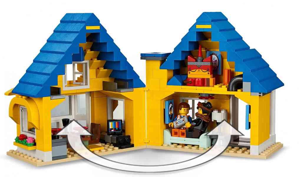 70831 The Lego Movie 2 Emmetův vysněný dům/Záchranná raketa! - foto 3