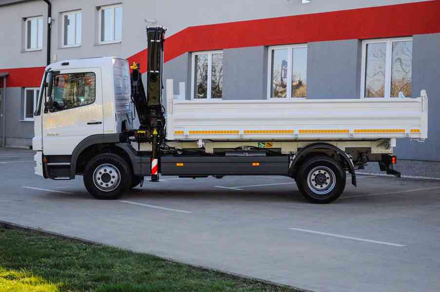 MERCEDES ATEGO 1622 TŘÍSTRANNÝ SKLÁPĚČ HYDRAULICKÁ RUKA EU5 - foto 4