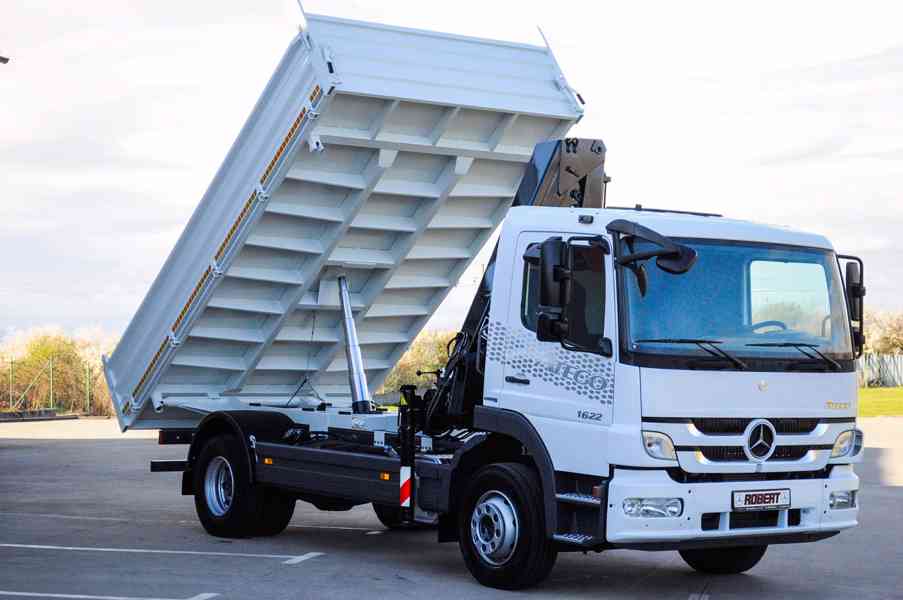 MERCEDES ATEGO 1622 TŘÍSTRANNÝ SKLÁPĚČ HYDRAULICKÁ RUKA EU5 - foto 78
