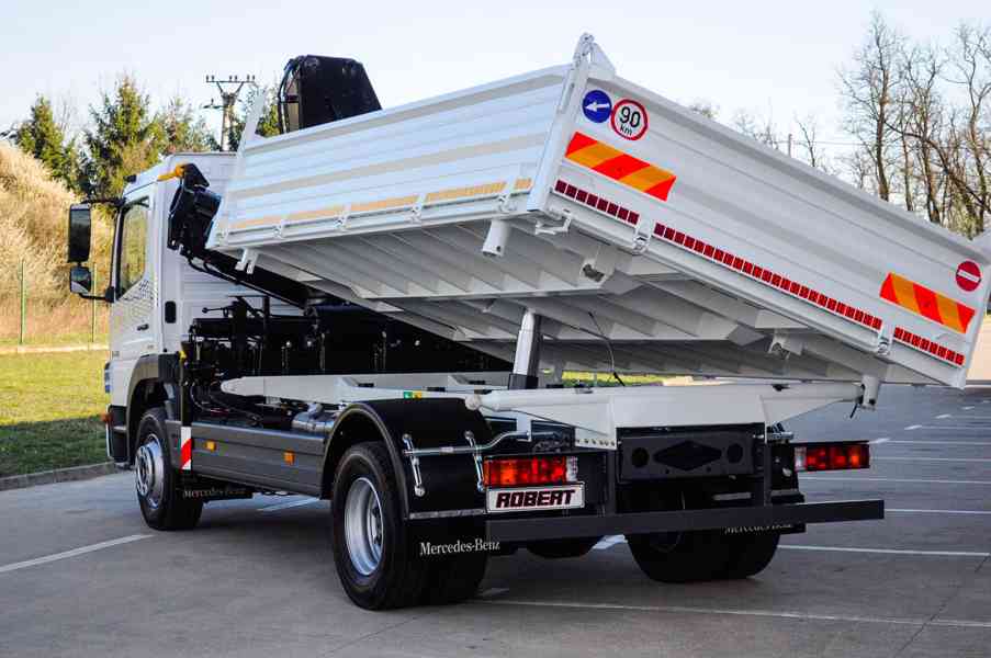 MERCEDES ATEGO 1622 TŘÍSTRANNÝ SKLÁPĚČ HYDRAULICKÁ RUKA EU5 - foto 102